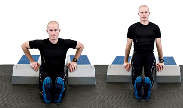 Øvelse 2 - dips på bænk